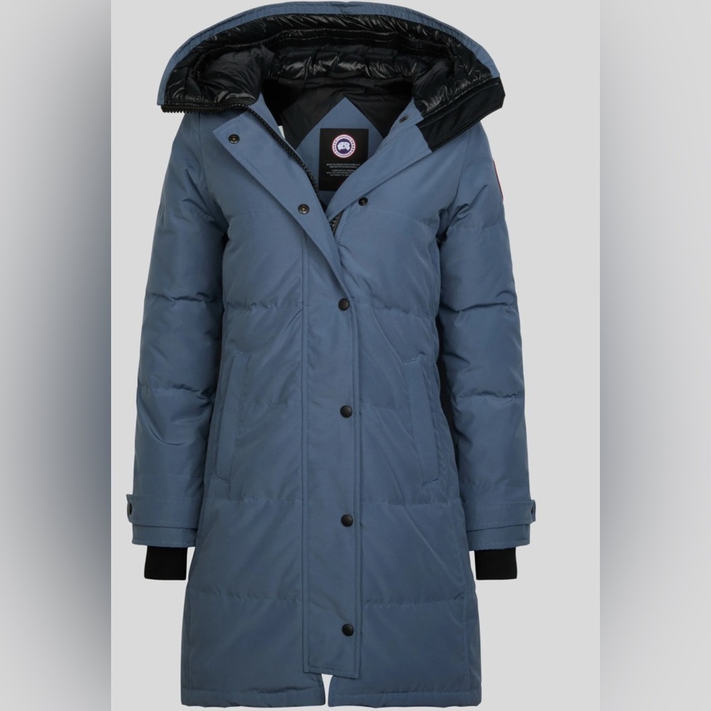 Canada Goose women Shelburne Parka goose down ozone blue NWT